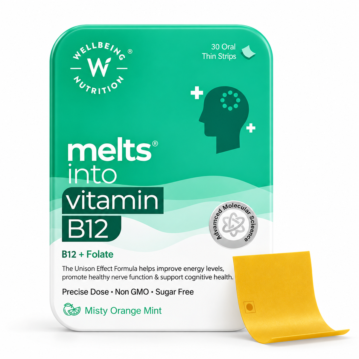 Melts Into Vitamin B12 + Folate –  30 tk