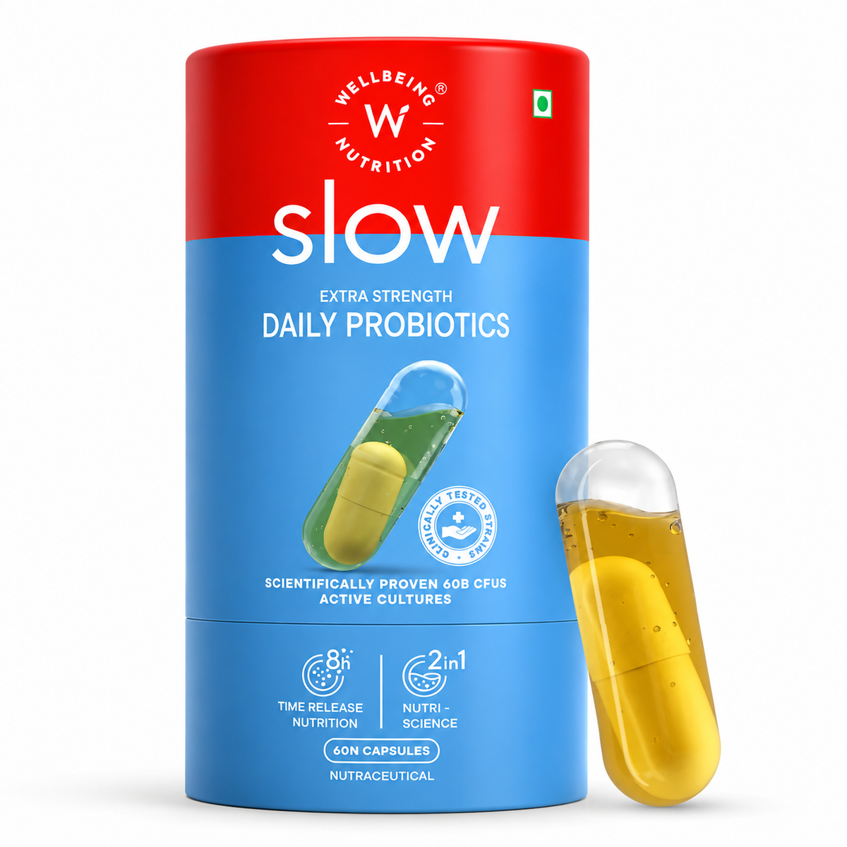 SLOW Bakterikultuuride kompleks – 60 kapslit