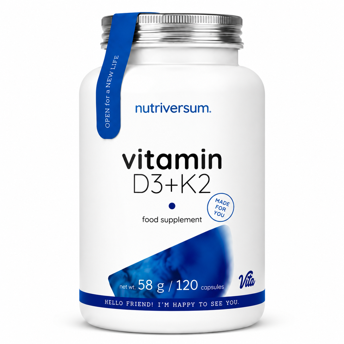 Vitamiin D3 + K2 – 120 kapslit