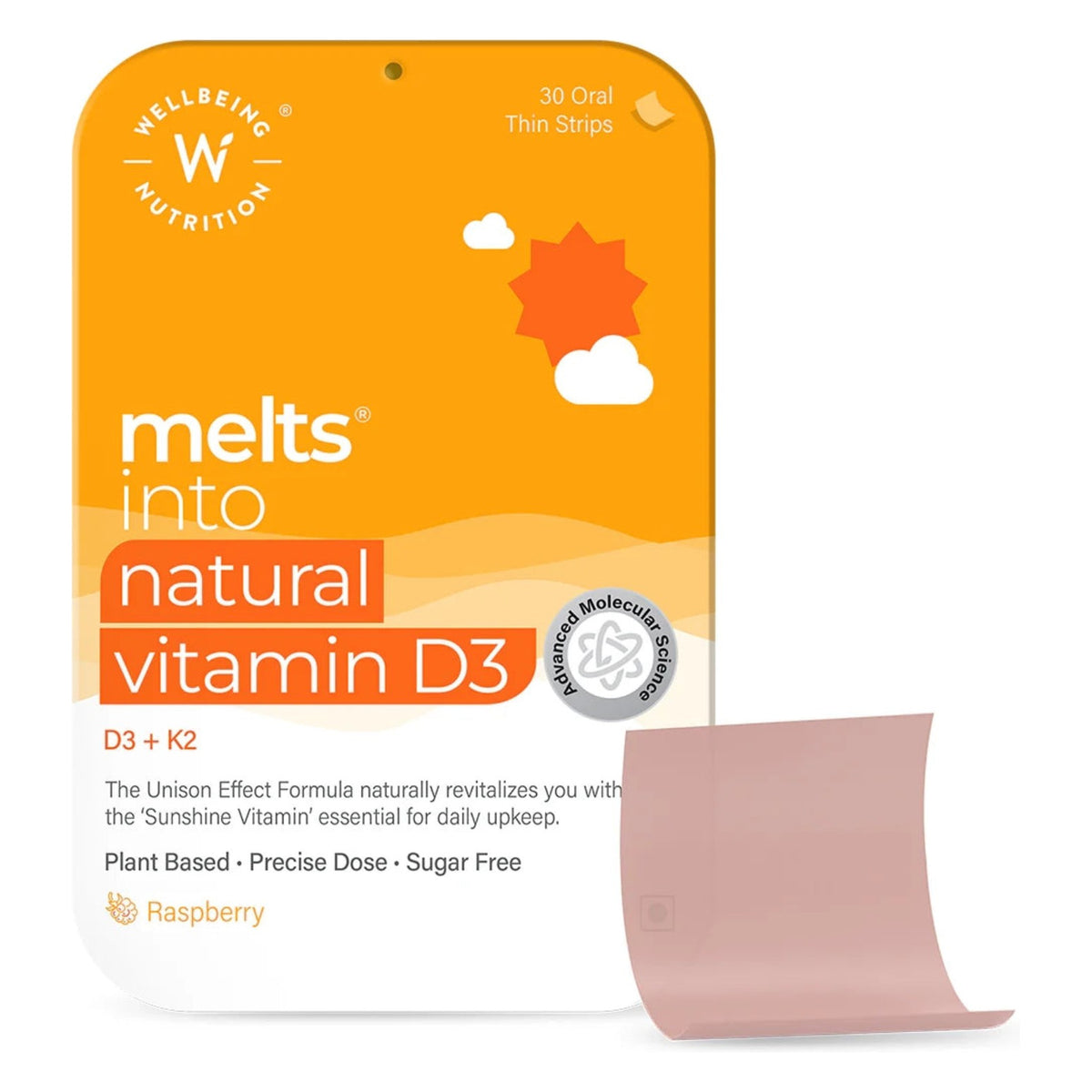 Melts Natural Vitamin D3 + K2 – 30 tk